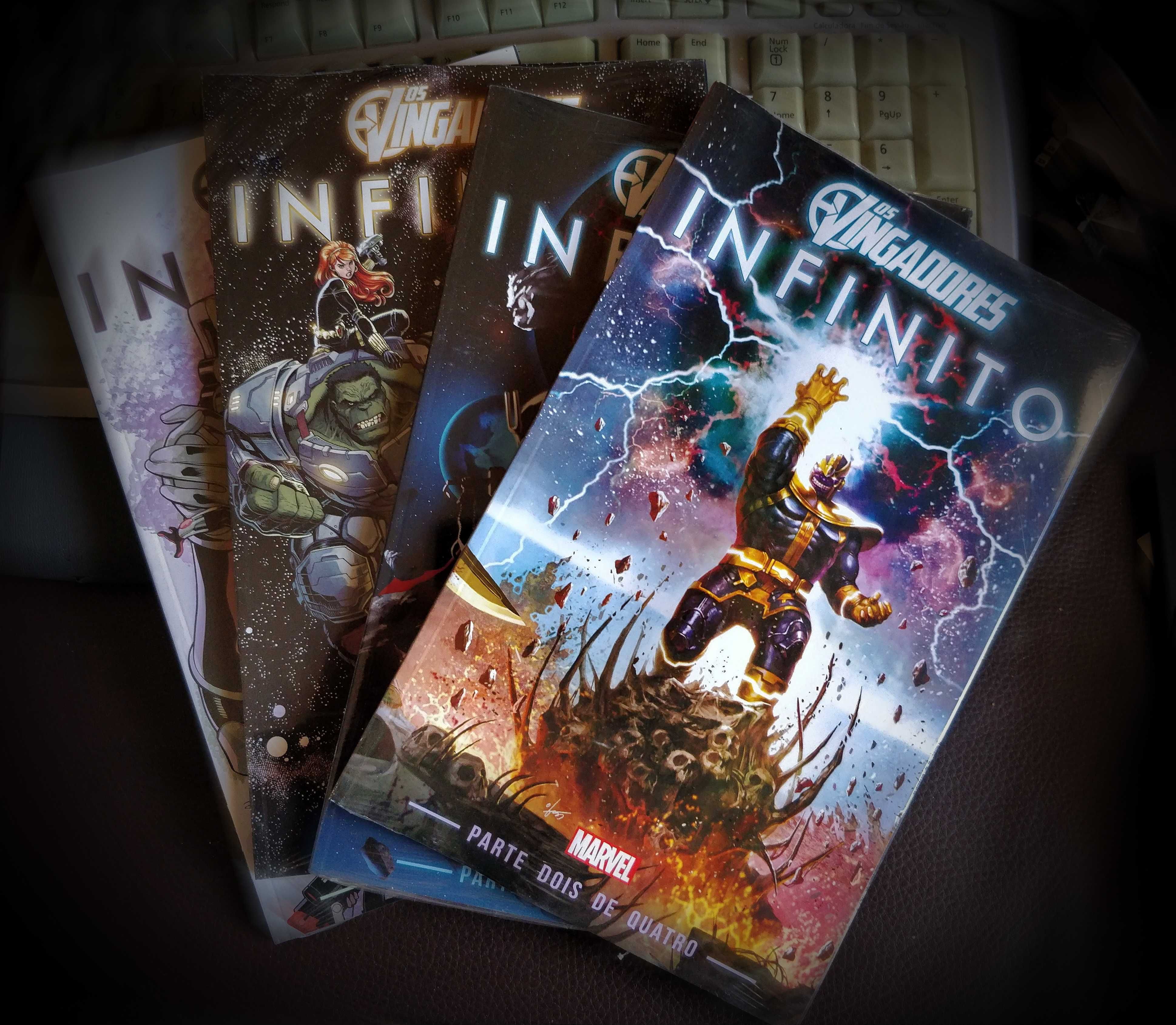 Marvel Os Vingadores - Infinito, Serie completa (4 volumes novos)