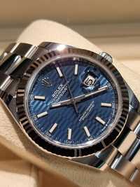 Rolex Datejust 41 Blue Motif Index Dial