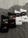 Nike skarpety 12 par 6xczarne 6x biale