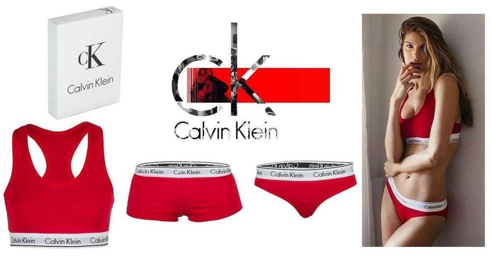 Top Stringi Bokserki 3pak Calvin Klein S-XL Premium