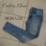 Calvin Klein jeansy klasyczne straight blekitne