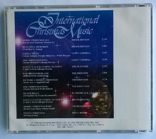 CD International Christmas Music - Músicas de Natal