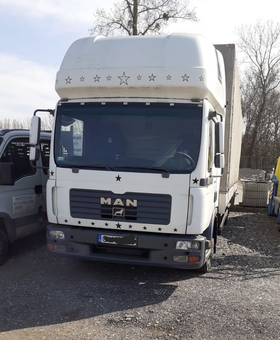 Man tgl 12 180, man plandeka, Man TGL, firana 18ep, Ładowność 6.5t