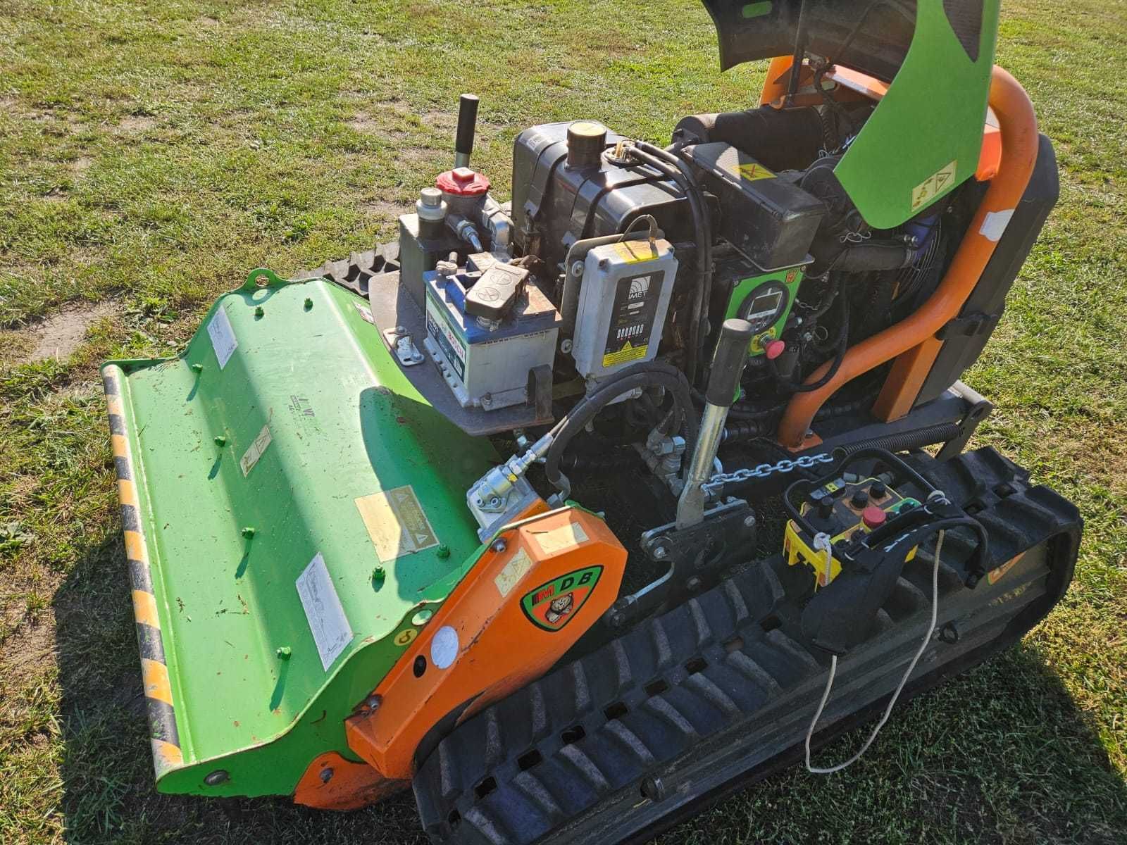 Robot MDB Green Climber F300PRO Mulczer ENERGREEN ECOTECH gąsiennicach