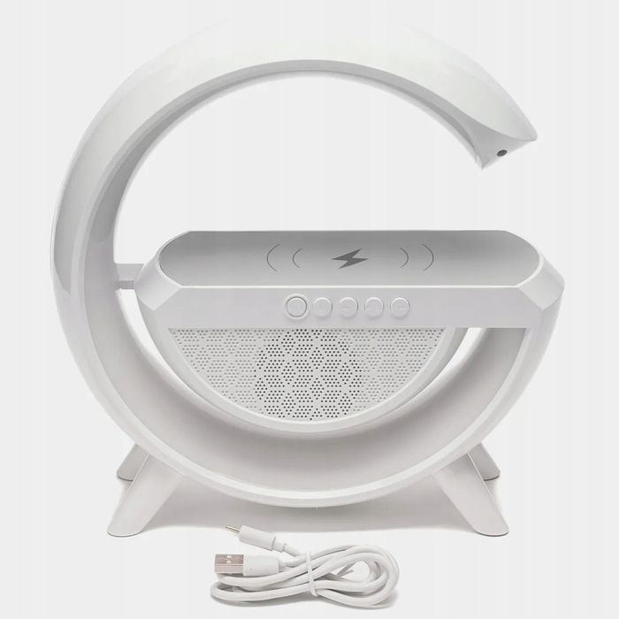 Głośnik Lampka RGB ładowarka wyświetlacz zegar kula disco projektor