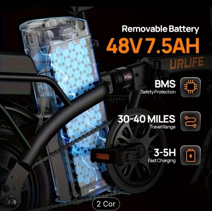 Motocicleta Elétrica Dobrável NOVA