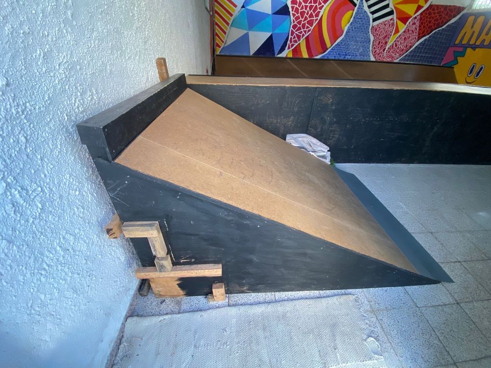 Mini rampa skate + planos inclinados