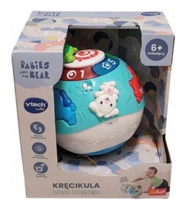VTECH Hula-Kula Krecikula - interaktywna zabawka do raczkowania 6m+