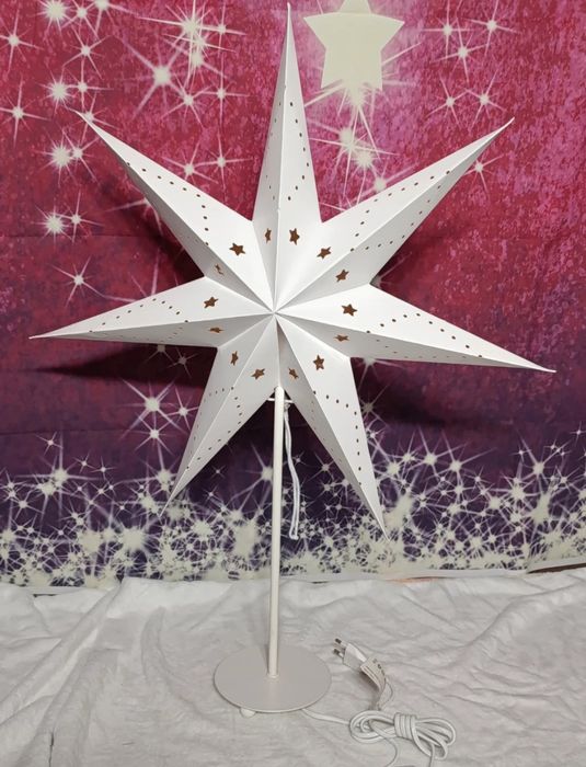 Lampa Gwiazda LED 55cm na stojaku - Salcar