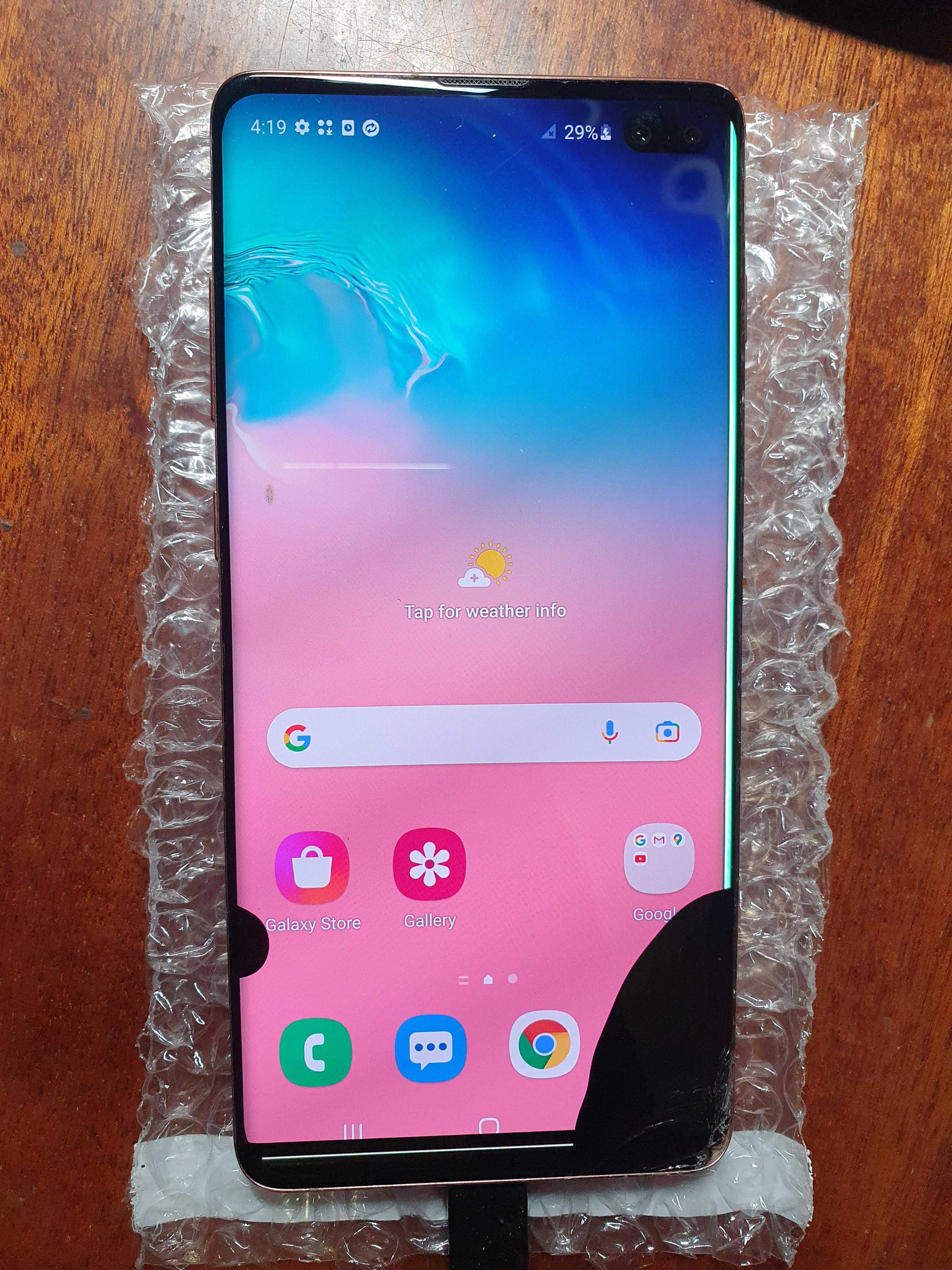 Samsung Galaxy S10+ SM-G975U 8/128Gb лоченый битый