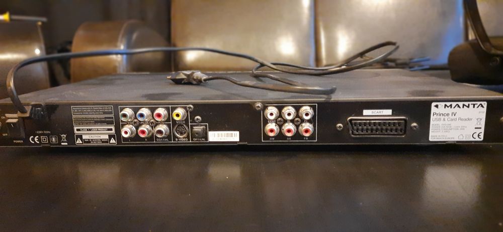 Odtwarzacz DVD Manta Prince 4 USB & Card Reader