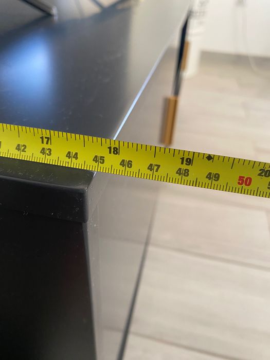 Móvel TV preto 150cm