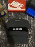Футболка Lacoste сірого кольору