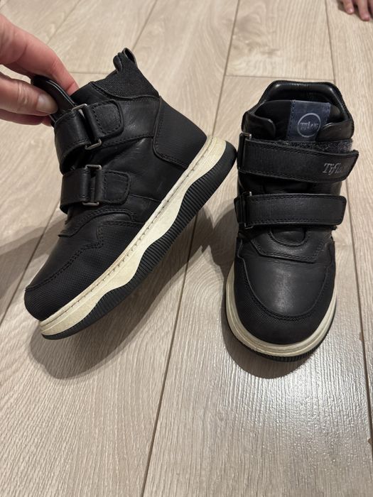 Зимові шкіряні черевики для хлопчика