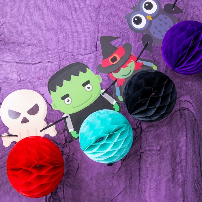 Girlanda papierowa HONEYCOMB "HALLOWEEN MONSTERS" 300cm