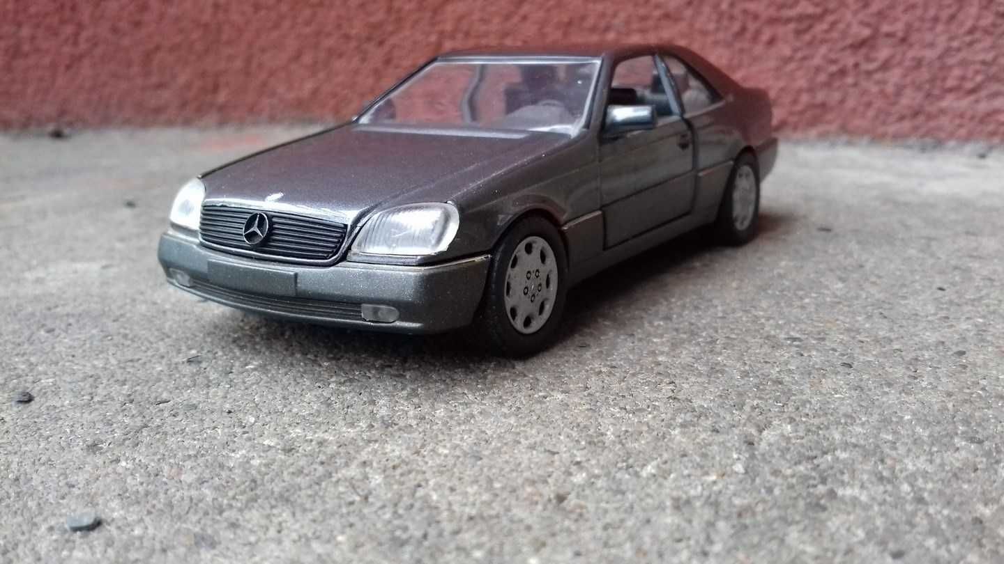 Mercedes-Benz S600 CL SEC S-Class Coupe 1:43 Schabak model c140 w140