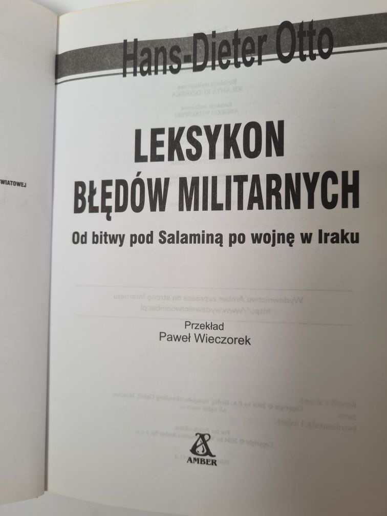 Leksykon błędów militarnych - Hans Dieter-Otto