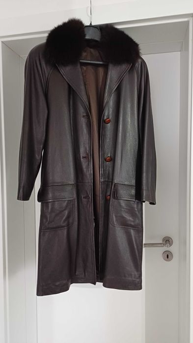 Casaco senhora em pele genuina