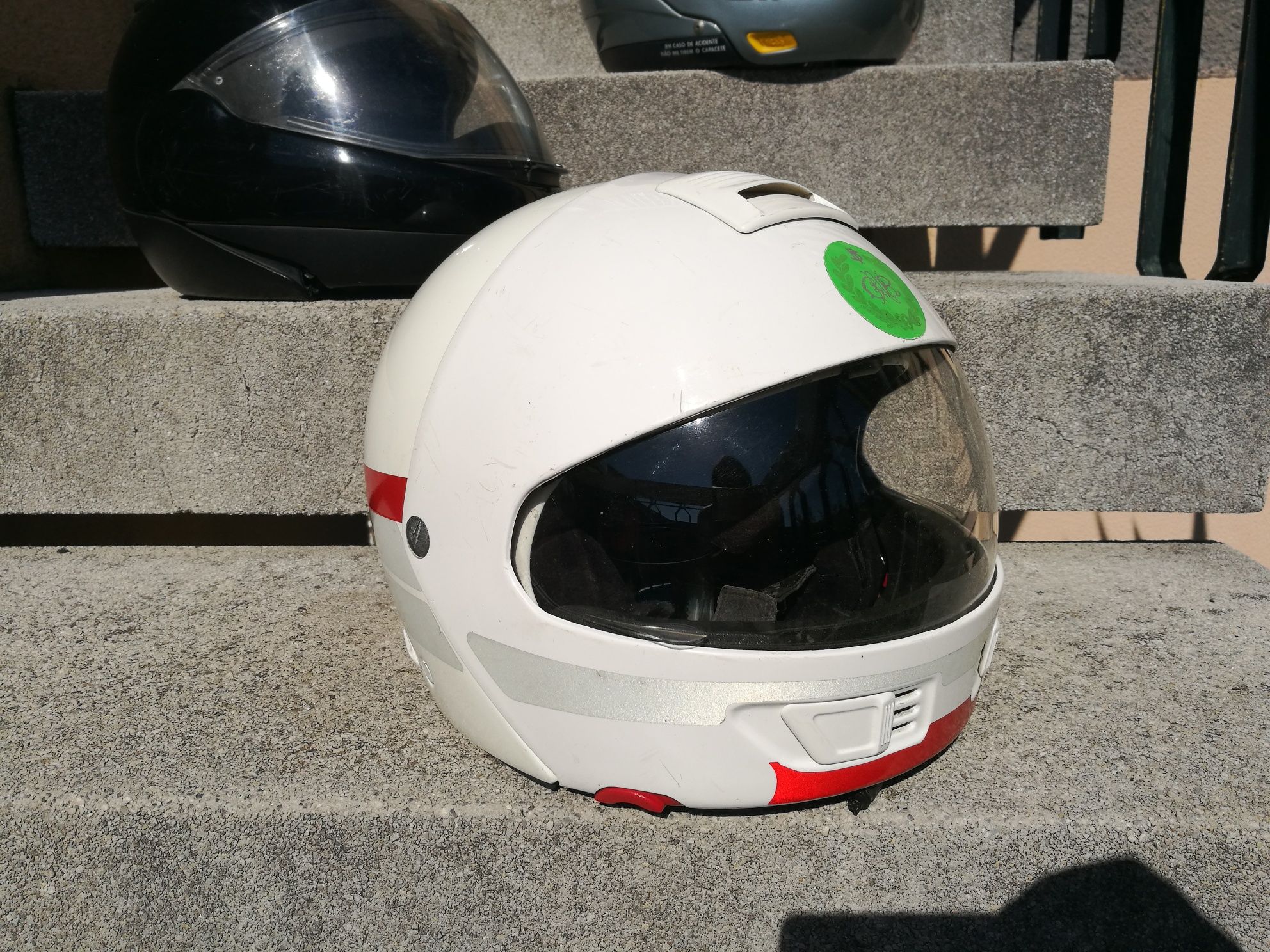 2 Capacete BT GNR Porsche Design BMW original vintage p venda ou troca