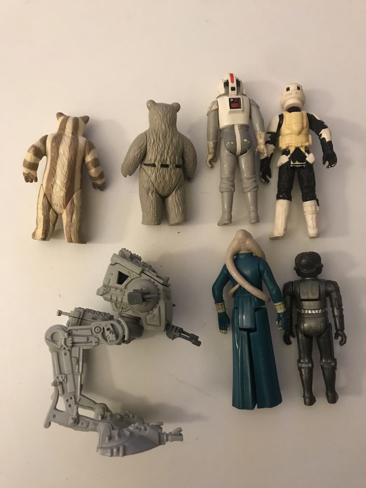 Star Wars figuras Vintage e AT ST