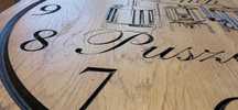 Tabliczki drewniane z napisami litery personalizowane grawerowanie CNC