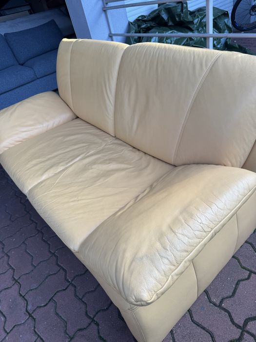 Kanapa skorzana dwuosobowa