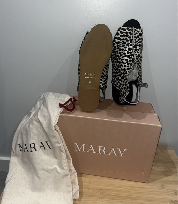 Sandalias da maray de pele tamanho 37