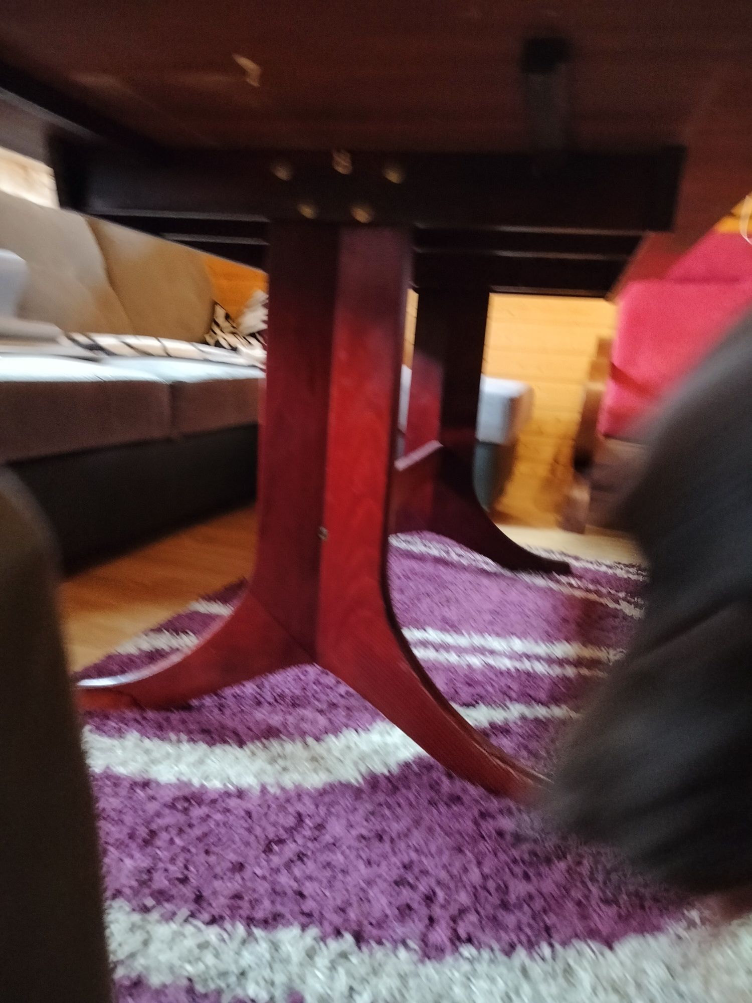 Lawa rozkładana stół stolik dywan