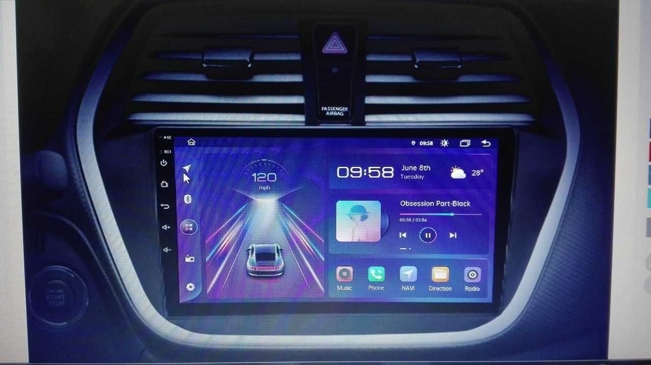 Radio GPS nawigacja 3D wi-fi KAMERA android suzuki SX4 S-CROSS 2012-