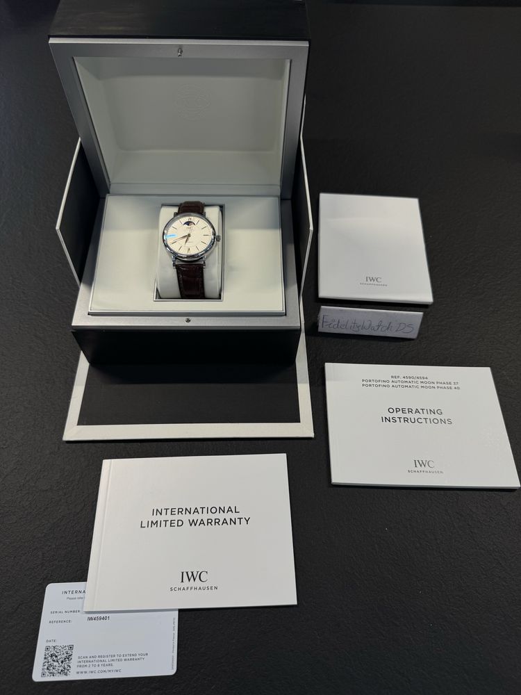 -4k WYPRZEDAŻ! FVAT FULLSET Iwc Schaffhausen Portofino ref.IW459401