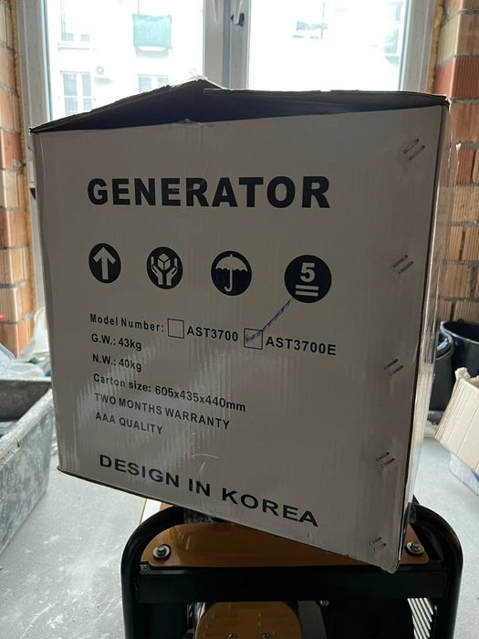 Генератор бензиновий  Астра