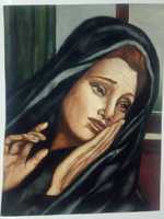 C. Pereira de Lima - antiga aquarela da Nossa Senhora das Dores