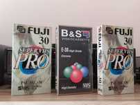kasety VHS - nowe w folii - Fuji, B&S