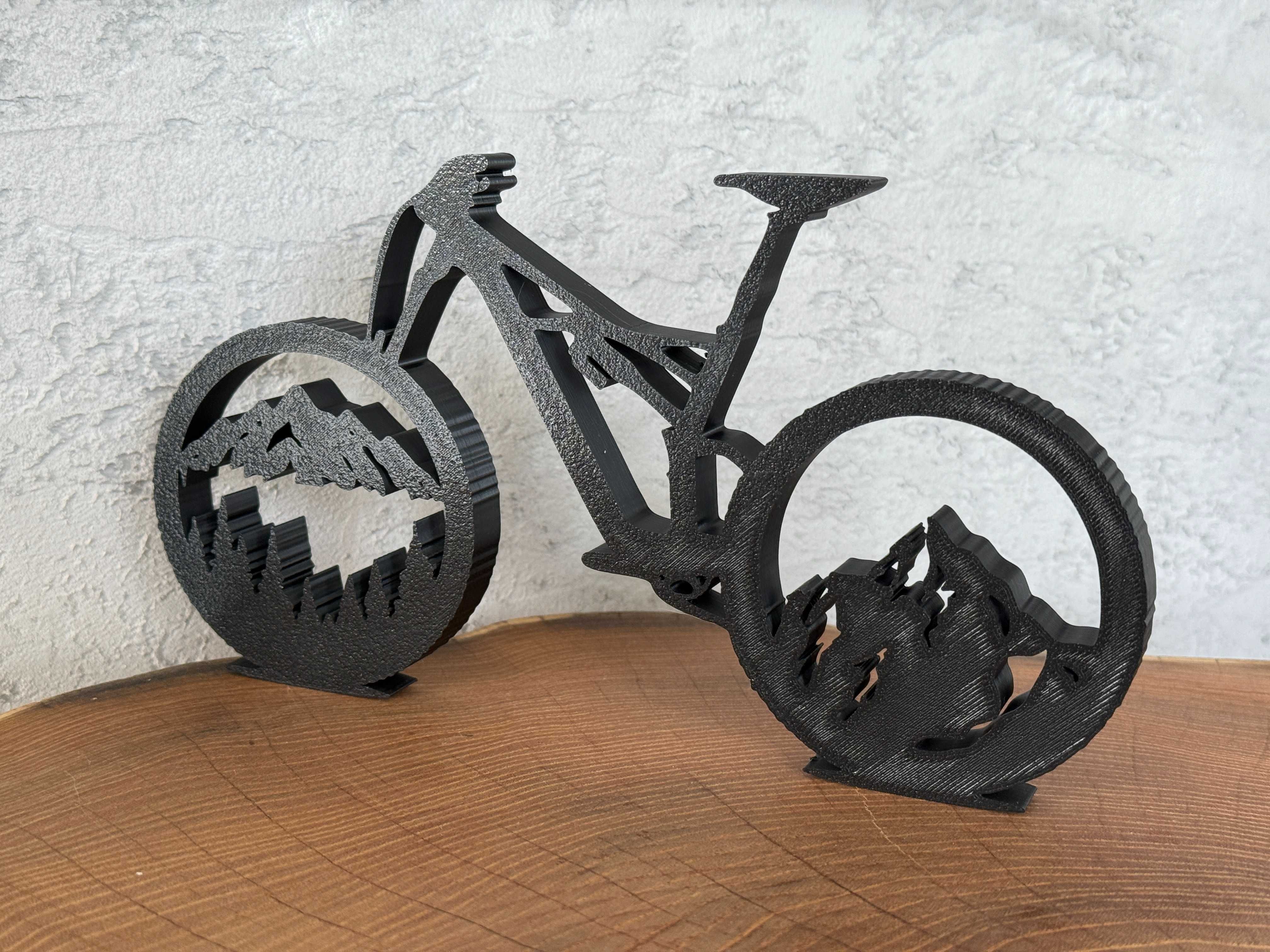 Ozdoba na biurko, półkę rower MTB górski klimat -Druk3D, gadżet