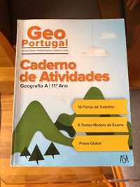 Caderno de Atividades "Geo Portugal 11º" Geografia A