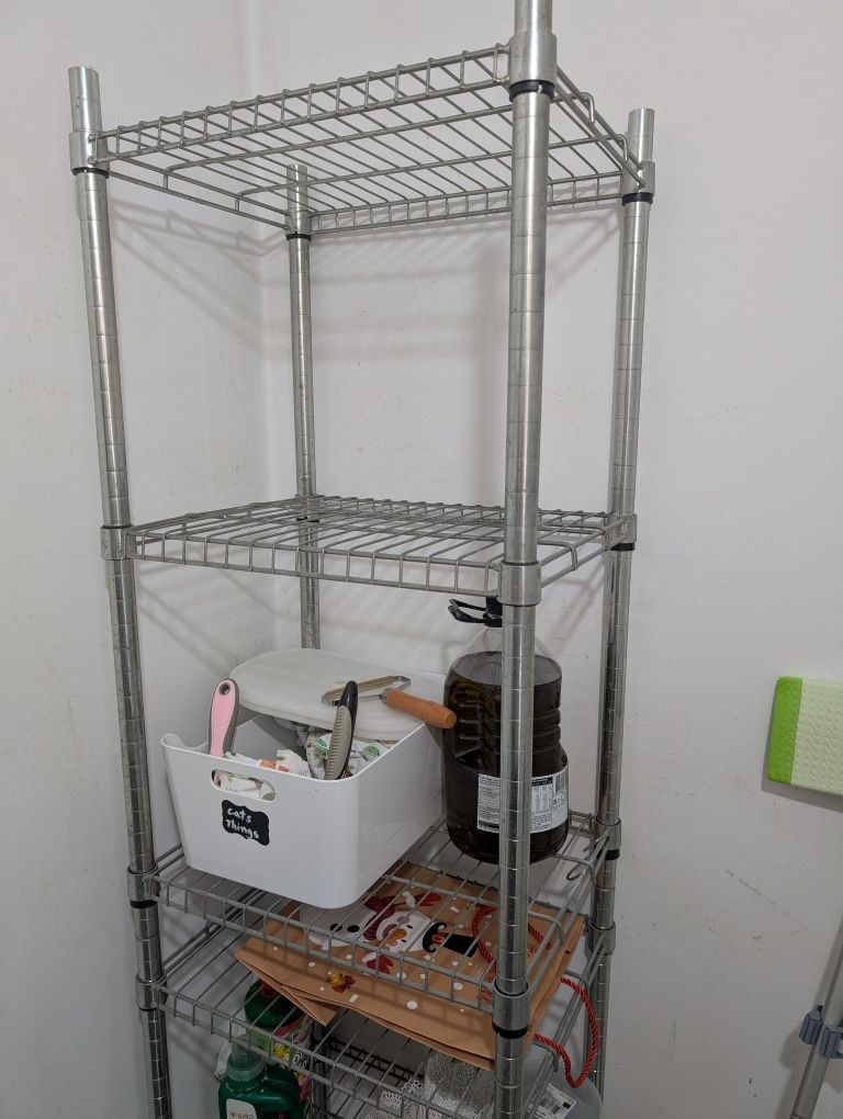 Estante estreita  metálica galvanizado OMAR do IKEA