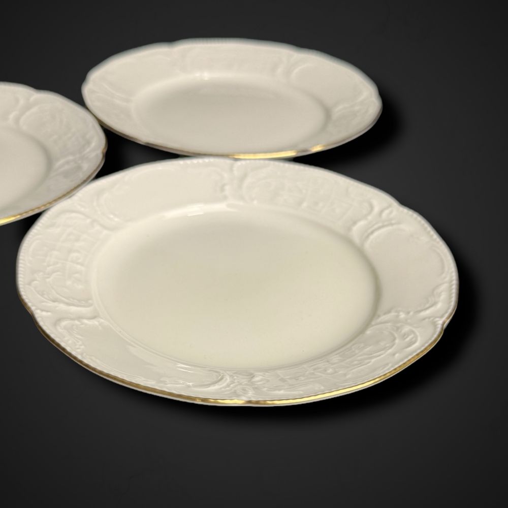 Rosenthal Sanssouci Gold ecru talerzyki deserowe 3szt. b51/07194