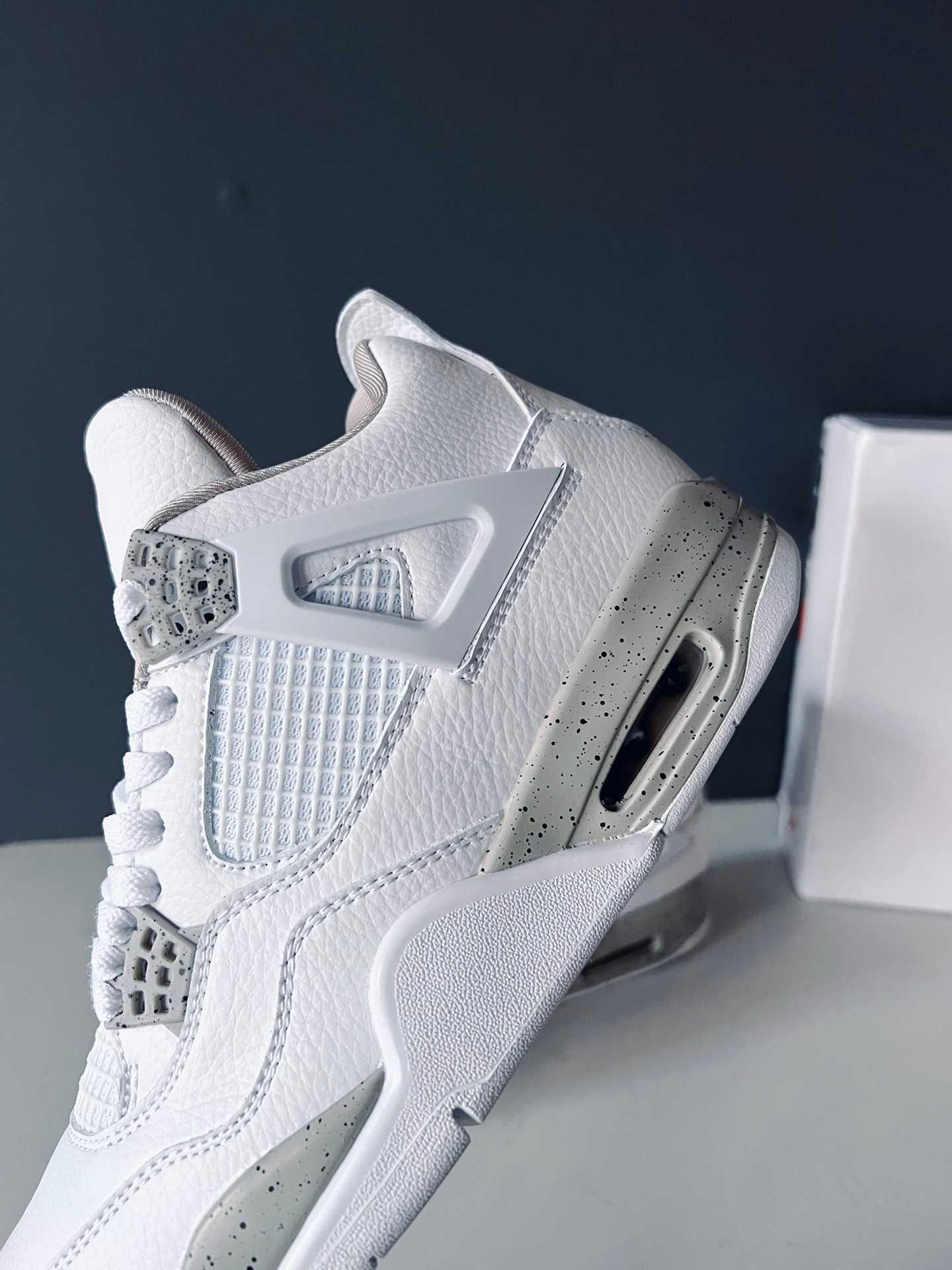 Jordan 4 Retro Białe Oreo Buty codzienne nowe z metką R.41