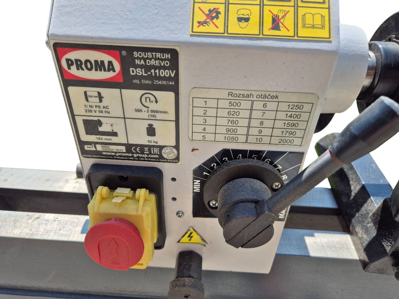 Tokarka do drewna proma dsl-1100