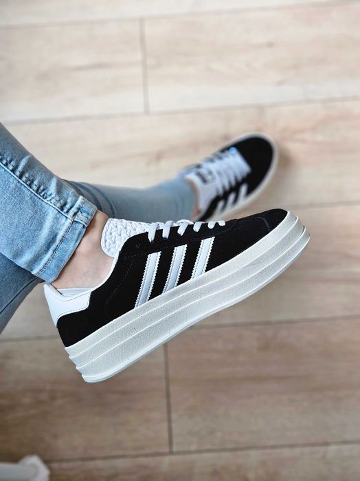 АКЦІЯ! Adidas Gazelle Bold black 37 38 39 40 41 адідас газелі