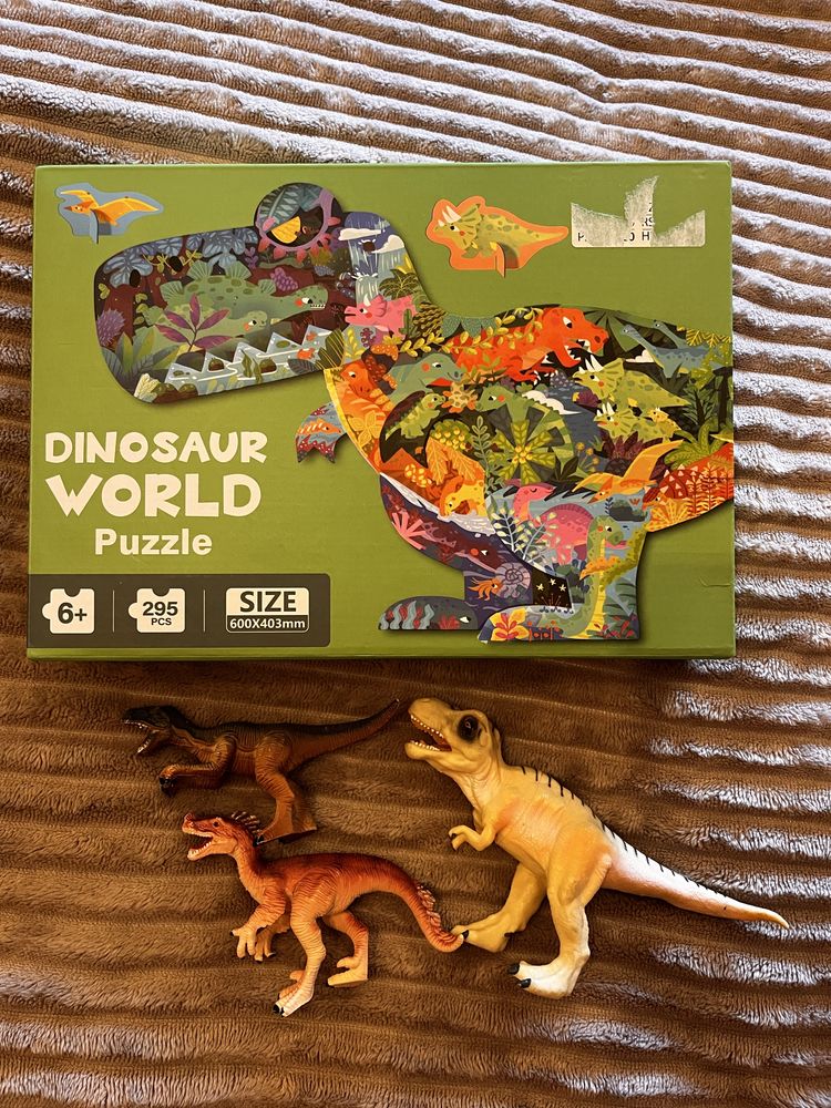 Dinozaury tyranozaury XL duze zabawki gratisy