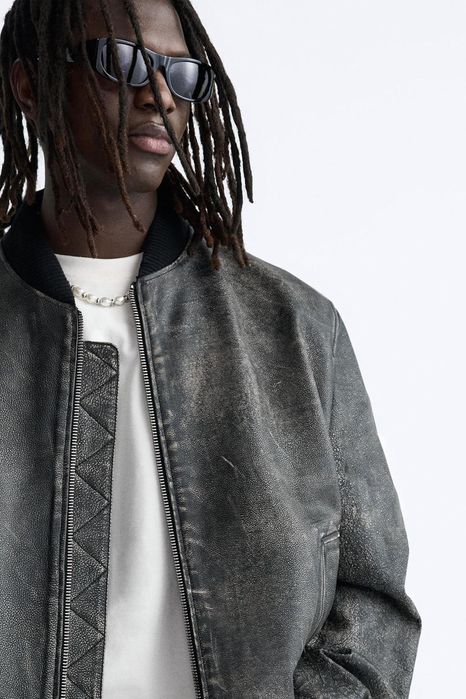 100%КОЖА|Бомбер Zara|ACNE Studios|Balenciaga|Diesel|Bazhane|Prada|MA-1