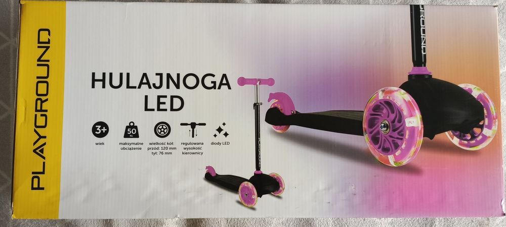 Hulajnoga LED playground 3 +