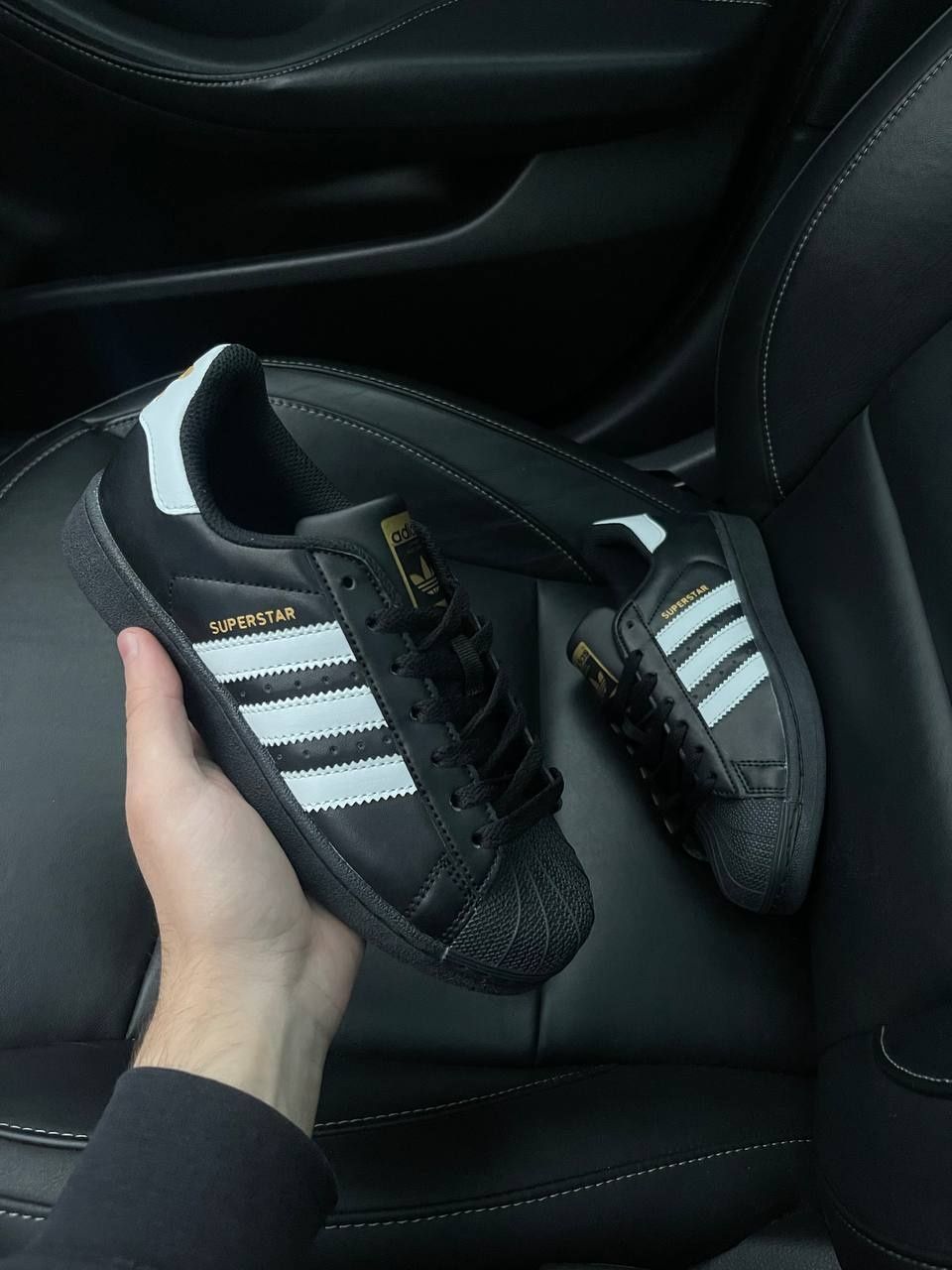 Кросівки adidas superstar black