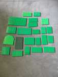 Zielone płytki Lego