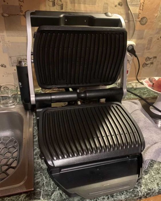Электрический настольный гриль Tefal optigrill Электрогриль