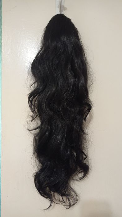 Распродажа!  Шикарный хвост- шиньон, черный для вашей красоты!