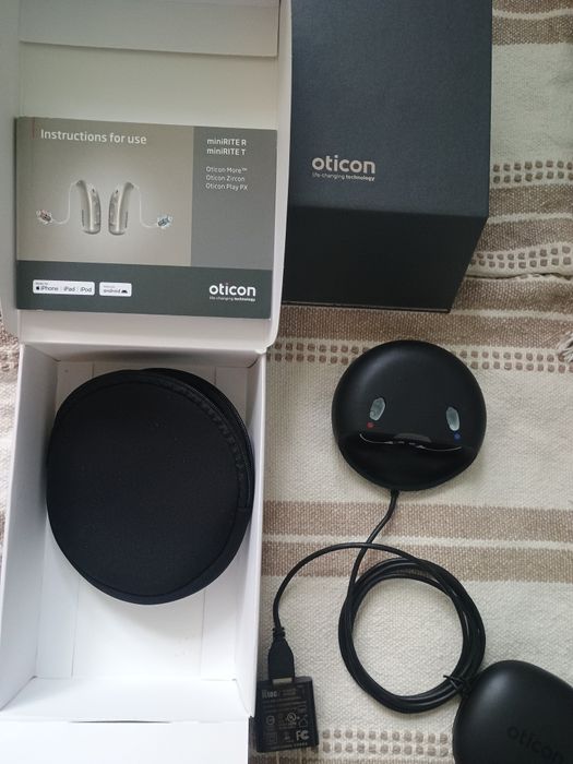 Aparaty słuchowe Nowy komplet OTICON MORE 3 MINIRITE R