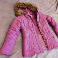 Куртка удлинённая Donilo сиренивого/пурпурного цвета 164 см, 14 лет