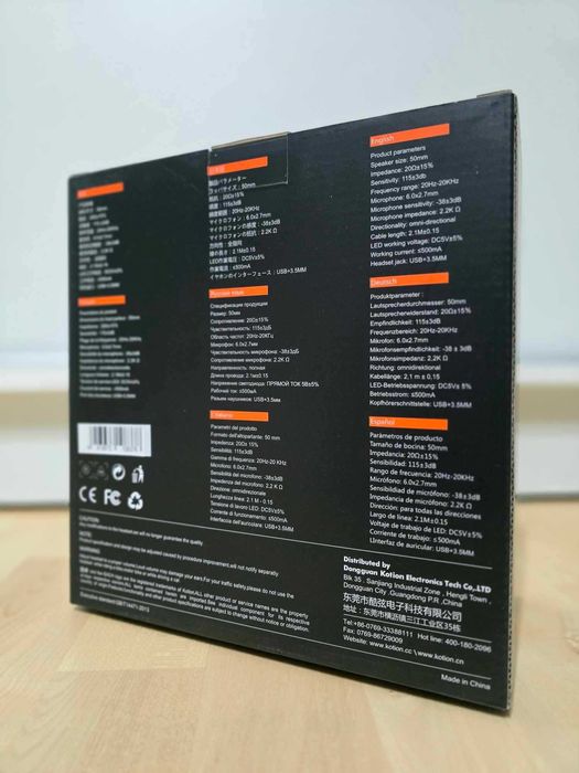 Słuchawki Gamingowe nauszne NTECH ubs jack LED